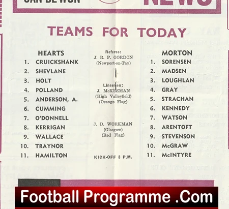 Heart Of Midlothian v Dunfermline Athletic 1965 - Image 3