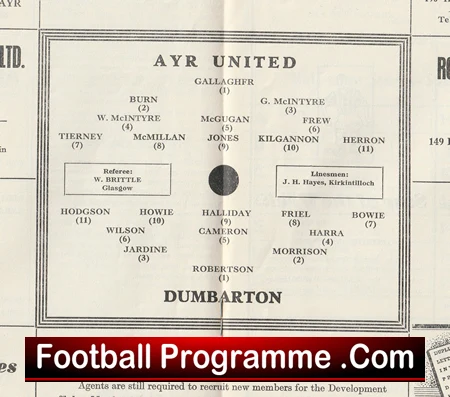 Ayr United v Dumbarton 1963 - Scotland - Image 3