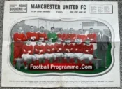 Manchester United Team Poster 1965 – Manchester Evening News
