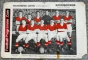 Manchester United Team Poster 1957 – Manchester Evening News