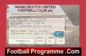 Manchester United v Chelsea 1995 – Football Ticket