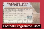 Manchester United v Newcastle United 1995 – Match Ticket