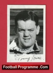 Manchester United Tommy Lowrie Autograph Signed Picture 1940s