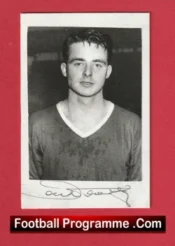Manchester United John Doherty Autograph Signed Picture 1950s