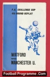Watford v Manchester United 1969 – FA Cup Replay Pirate Programme