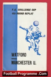 Watford v Manchester United 1969 FA Cup Replay v Man Utd Pirate