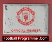 Manchester United Man Utd Season Ticket Book LMTB 1995 1996 + Sheet