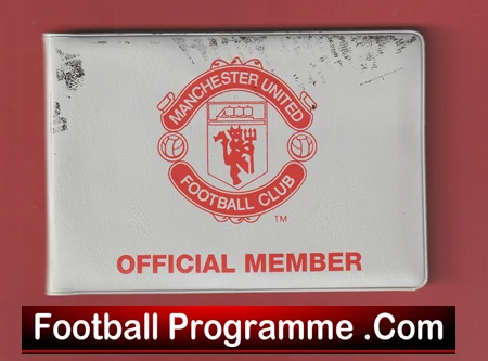 Manchester United Man Utd Season Ticket Book LMTB 1995 1996 + Sheet - Image 2