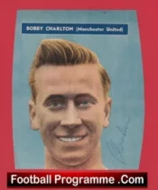 Manchester United England Bobby Charlton Autographed Signed Picture