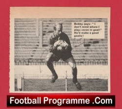 Manchester United England Bobby Charlton Autograph Signed Picture