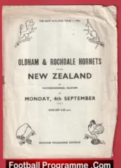 Oldham & Rochdale Rugby v New Zealand 1961