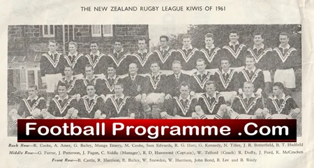 Oldham & Rochdale Rugby v New Zealand 1961 - Image 2