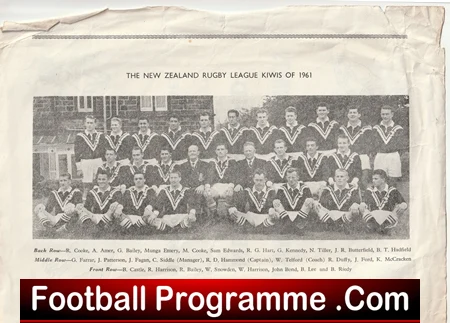 Oldham & Rochdale Rugby v New Zealand 1961 - Image 3