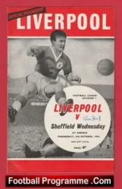 Liverpool v Sheffield Wednesday 1963 – 1960s