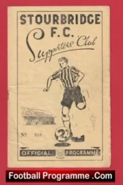 Stourbridge v Redditch 1948 – 1940s Programme
