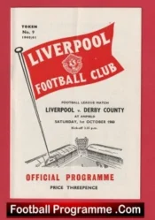 Liverpool v Derby County 1960