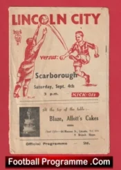 Lincoln City v Scarborough 1948 – 1940s