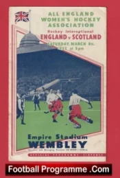 England Womens Hockey v Scotland 1952 – at Wembley