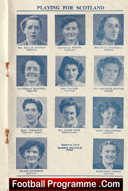England Womens Hockey v Scotland 1952 - at Wembley - Image 4