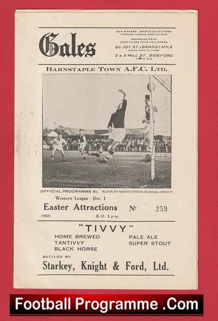 Barnstaple Town v Salisbury 1960 - Image 2