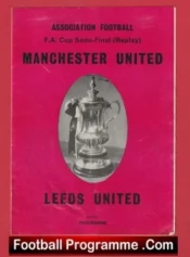 Manchester United v Leeds United 1970 – Second Semi Final Replay Pirate