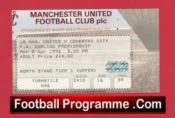 Manchester United v Coventry City 1996 – Football Ticket