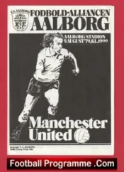 Aalborg v Manchester United 1979 – Multi Signed Autographed