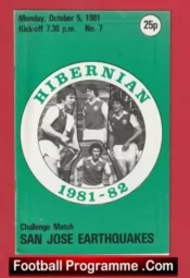 Hibernian Hibs v San Jose 1981 – George Best