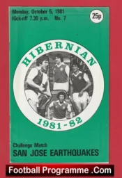 Hibernian Hibs v San Jose 1981 – George Best