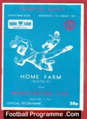 Home Farm v Manchester United 1976 – Lansdowne Road Dublin Ireland