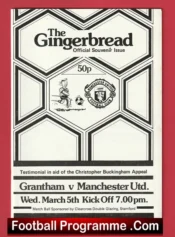 Grantham Town v Manchester United 1986 – Benefit Game V2