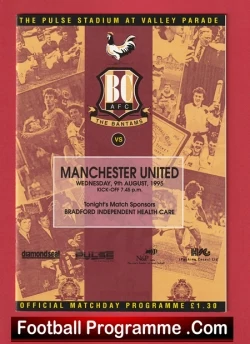 Bradford City v Manchester United 1995 - Man Utd