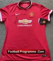 Manchester United Bobby Charlton Signed Football Shirt Man Utd