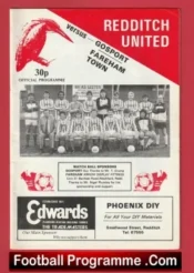 Redditch United v Fareham Town 1986