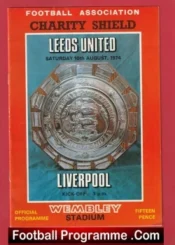 Leeds United v Liverpool 1974 – Charity Shield