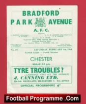 Bradford Park Avenue v Chester 1964