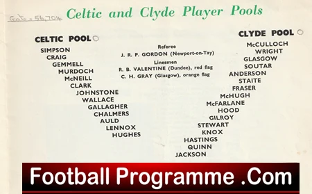 Glasgow Celtic v Clyde 1967 - Scotland League Cup Semi Final - Image 3