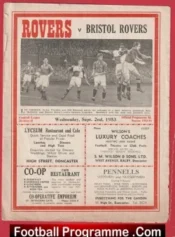 Doncaster Rovers v Bristol City 1953 – Plus Newspaper Article