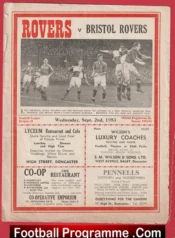 Doncaster Rovers v Bristol City 1953 – Plus Newspaper Article