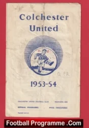 Colchester United v QPR 1953 – to clear