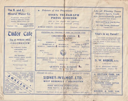 Colchester United v QPR 1953 - to clear - Image 4