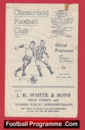 Chesterfield v Mansfield Town 1945 – 1940s