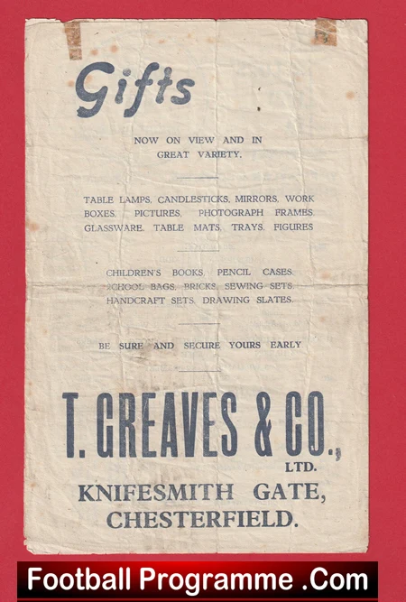 Chesterfield v Mansfield Town 1945 - 1940s - Image 3