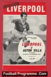 Liverpool v Aston Villa 1962 – Postponed
