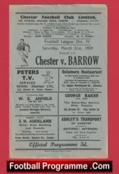 Chester v Barrow 1959