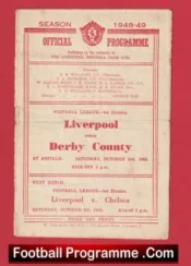 Liverpool v Derby County 1948 – 1940’s Programme