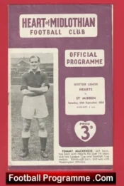Heart Of Midlothian v St Mirren 1956