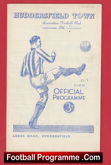Huddersfield Town v Fulham 1953 - Image 2