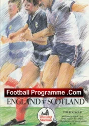 England v Scotland 1986 – Alex Ferguson Scotland Manager