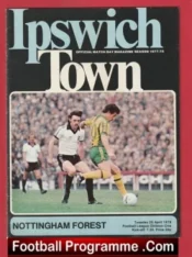 Ipswich Town v Nottingham Forest 1978